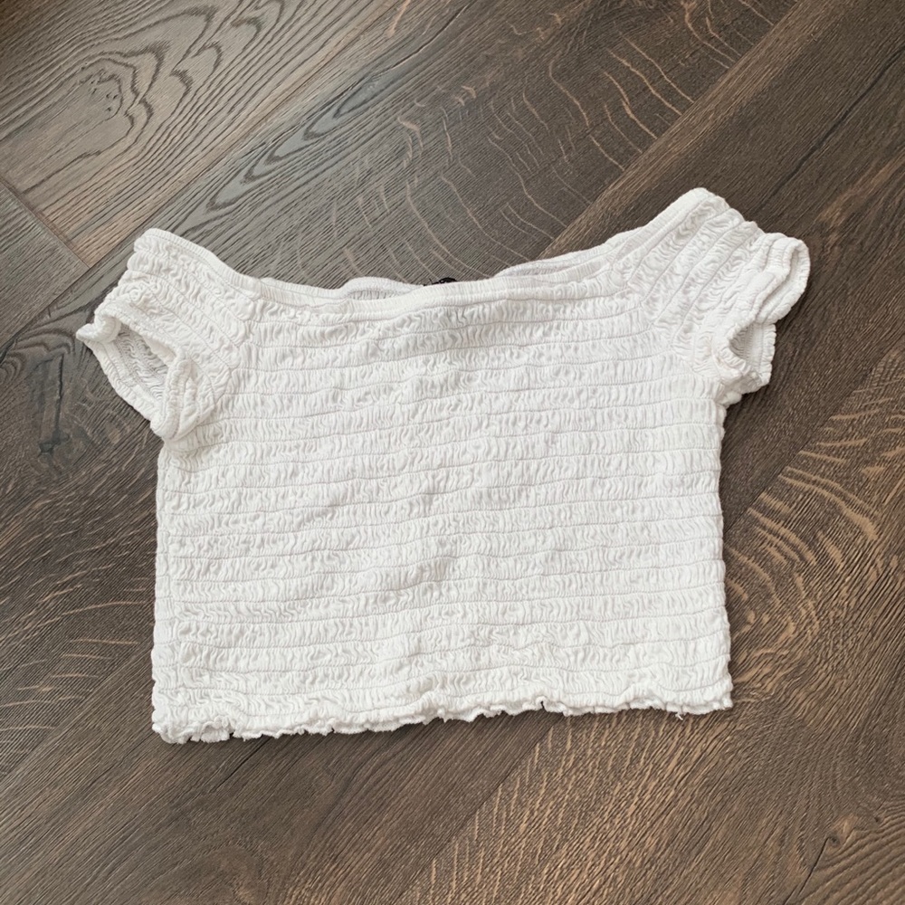 White Crop Top